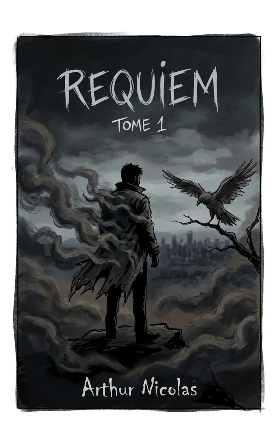 Couverture de Requiem, tome 1, d’Arthur Nicolas, illustrée par Emma Calleri